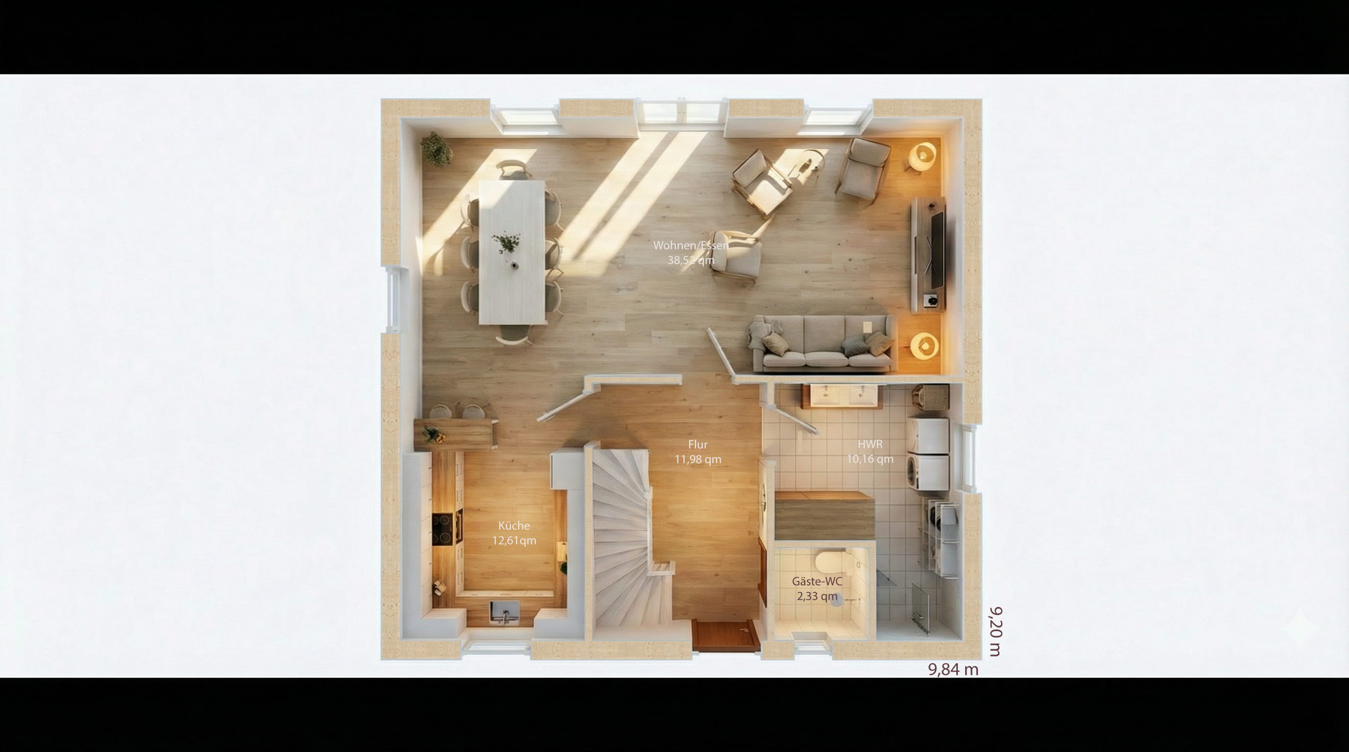 Projekt 150 - Erdgeschoss