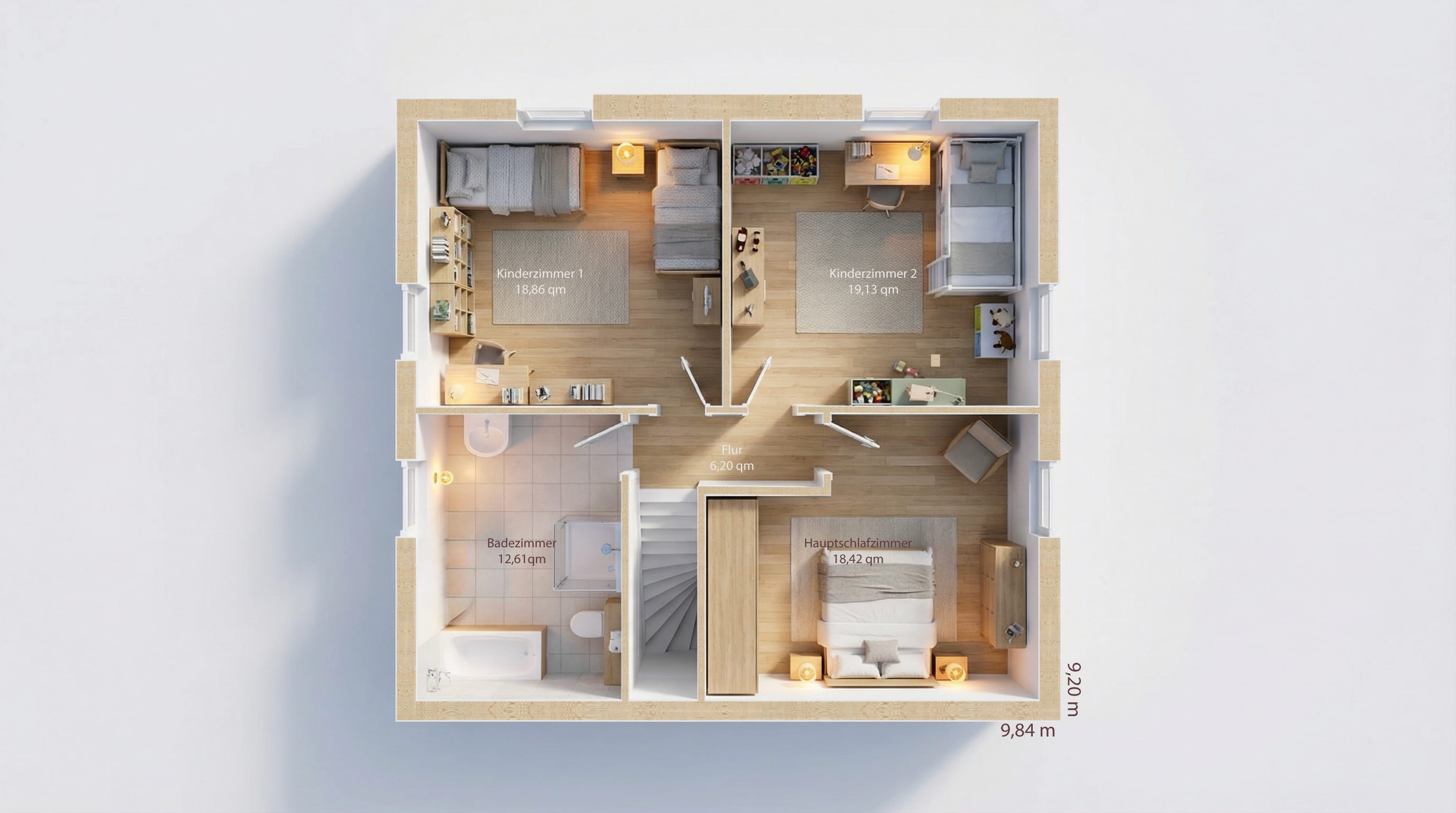 Projekt 150 - Obergeschoss